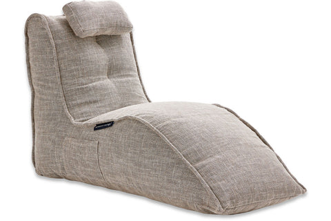 Avatar Lounger (with Headrest) Bean Bag in Eco Weave (Indoor)