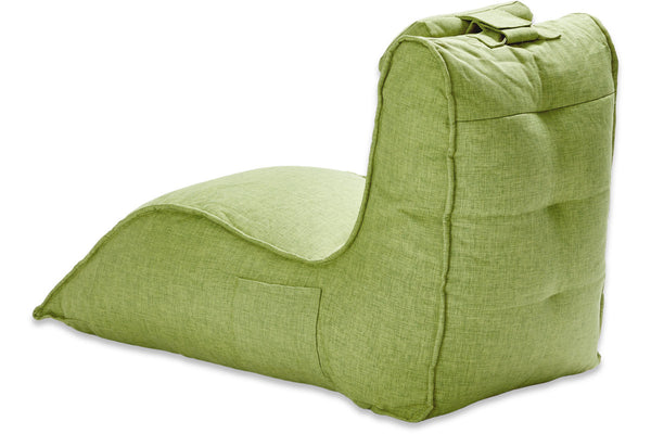 Avatar Lounger (with Headrest) Bean Bag in Lime Citrus (Indoor)