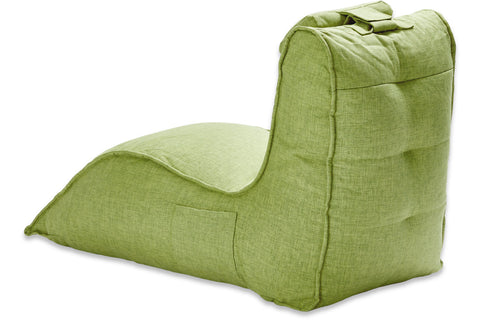 Avatar Lounger (with Headrest) Bean Bag in Lime Citrus (Indoor)