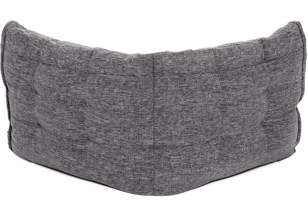 Link Corner Bean Bag in Luscious Grey