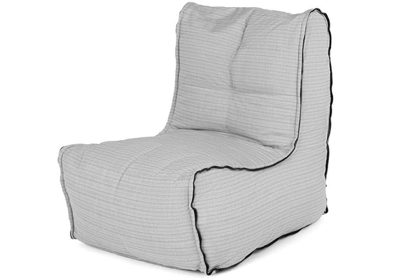Link Middle Bean Bag in Silverline