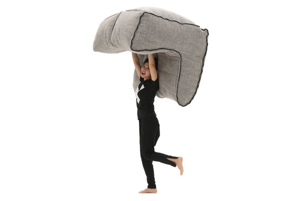 Twin Couch Bean Bags in Eco Weave