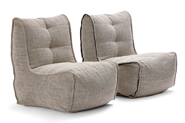 Twin Couch Bean Bags in Eco Weave