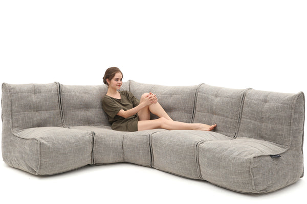 MOD 4 L Sofa Bean Bags in Eco Weave