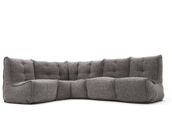MOD 4 L Sofa Bean Bags in Luscious Grey