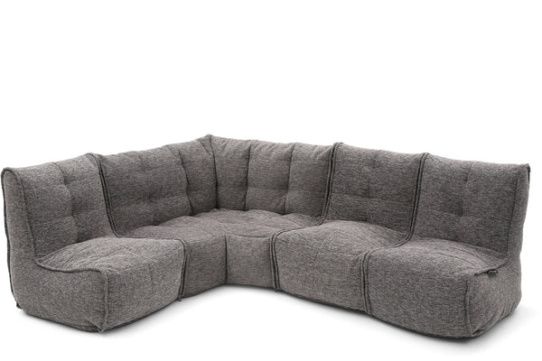 MOD 4 L Sofa Bean Bags in Luscious Grey