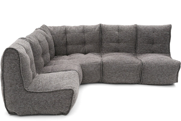 MOD 4 L Sofa Bean Bags in Luscious Grey