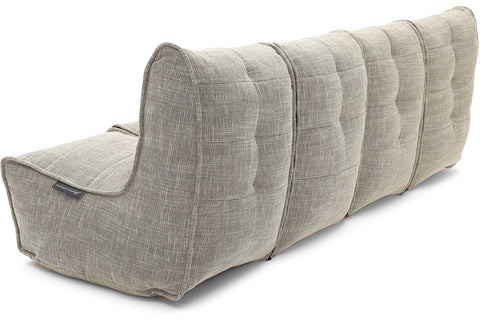 MOD 4 Quad Couch Bean Bags in Eco Weave