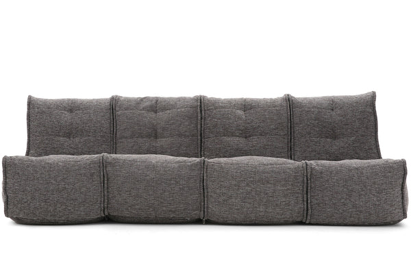 MOD 4 Quad Couch Bean Bags in Luscious Grey