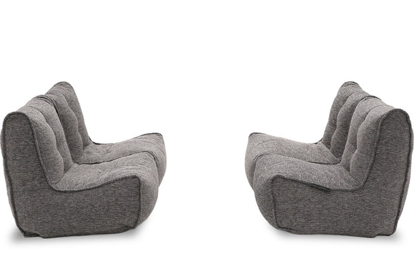 MOD 4 Quad Couch Bean Bags in Luscious Grey