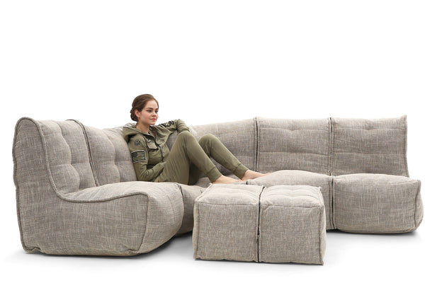 MOD 5 Living Lounge Bean Bags in Eco Weave