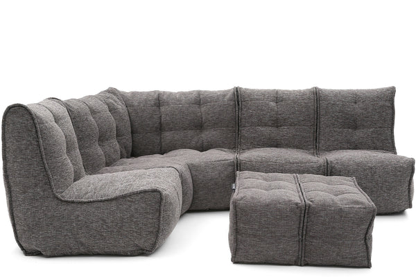 MOD 5 Living Lounge Bean Bags in Luscious Grey