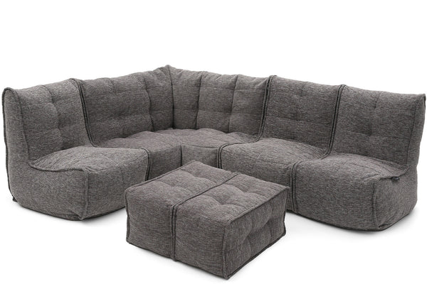 MOD 5 Living Lounge Bean Bags in Luscious Grey
