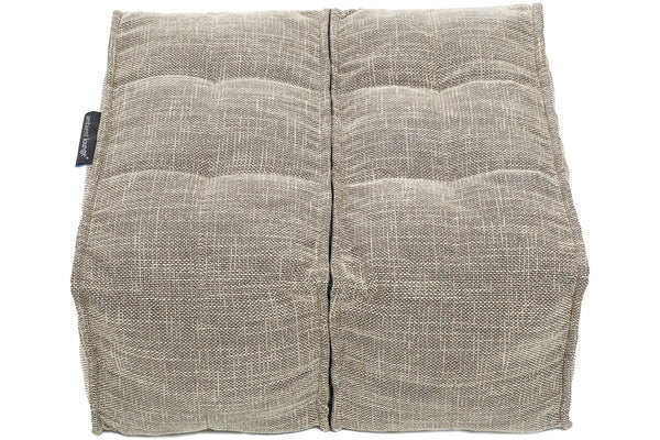 Twin Ottoman Bean Bags in Eco Weave
