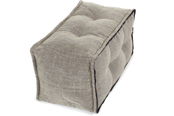 Twin Ottoman Link Middle Bean Bag in Eco Weave