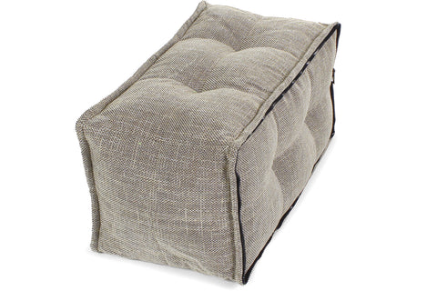 Twin Ottoman Link Middle Bean Bag in Eco Weave