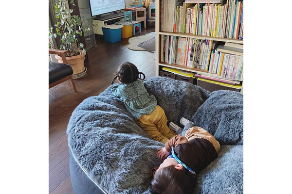 Pet Lounge Dog Bed in Supernova - Faux Fur - XXL (Easy-Clean, Pet-Friendly, In/Outdoor)