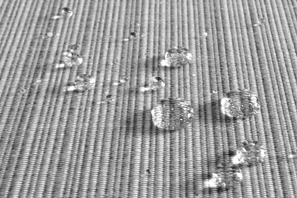 Twin Ottoman Link Middle Bean Bag in Silverline (Easy-Clean, Pet-Friendly, In/Outdoor)