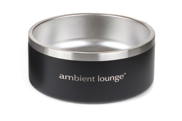 1L Double-Wall Stainless Steel Food & Water Dog Bowl