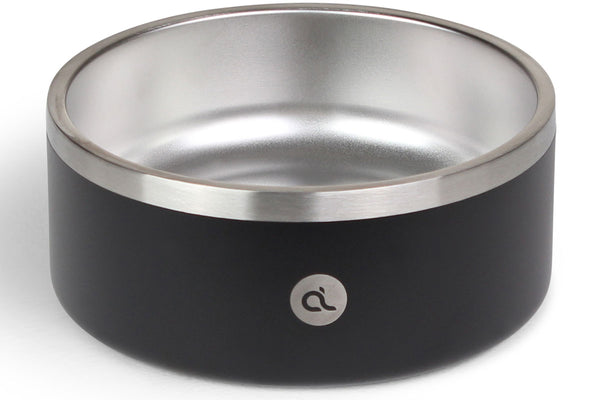 1L Double-Wall Stainless Steel Food & Water Dog Bowl