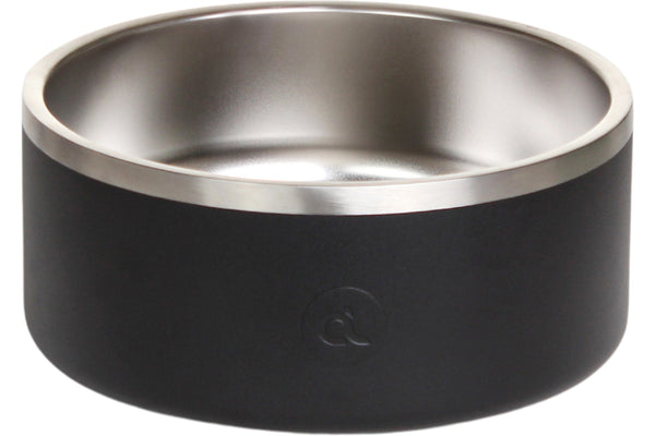 2L Double-Wall Stainless Steel Food & Water Dog Bowl (Set of 2)