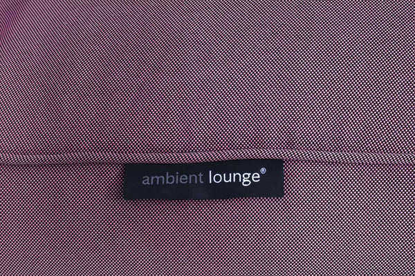 Ottoman Bean Bag in Acai Merlot (Easy-Clean, Pet-Friendly, In/Outdoor)