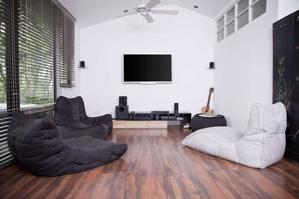 Acoustic Sofa Bean Bag in Black Sapphire
