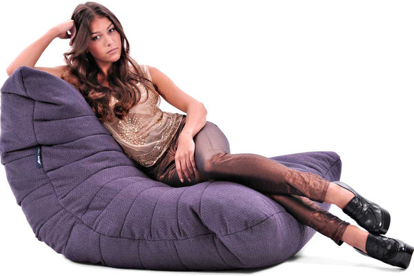 Acoustic Sofa Bean Bag in Aubergine Dream (Indoor)