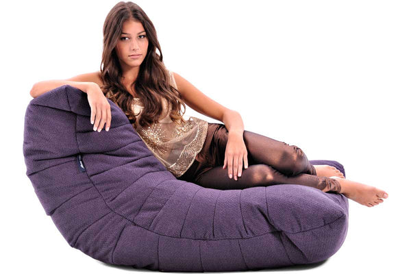 Acoustic Sofa Bean Bag in Aubergine Dream (Indoor)