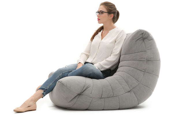 Acoustic Sofa Bean Bag in Keystone Grey (Indoor)