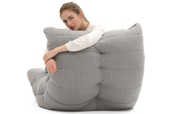 Acoustic Sofa Bean Bag in Keystone Grey (Indoor)