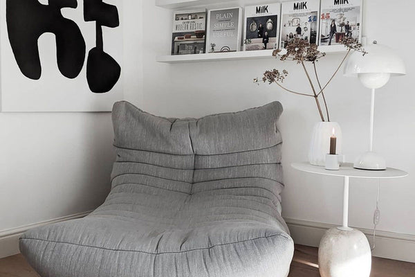 Acoustic Sofa Bean Bag in Keystone Grey (Indoor)