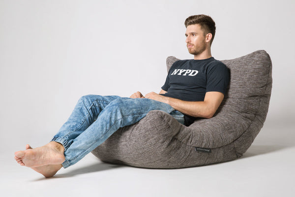 Acoustic Sofa Bean Bag in Luscious Grey (Indoor)