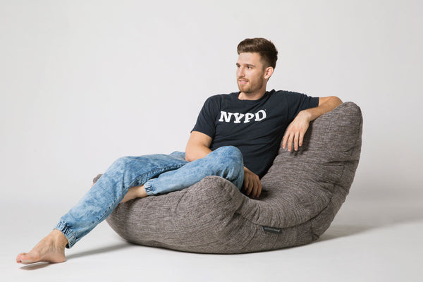 Acoustic Sofa Bean Bag in Luscious Grey (Indoor)