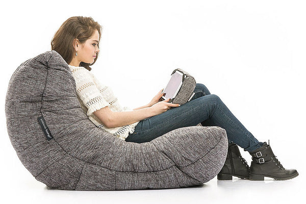 Acoustic Sofa Bean Bag in Luscious Grey (Indoor)