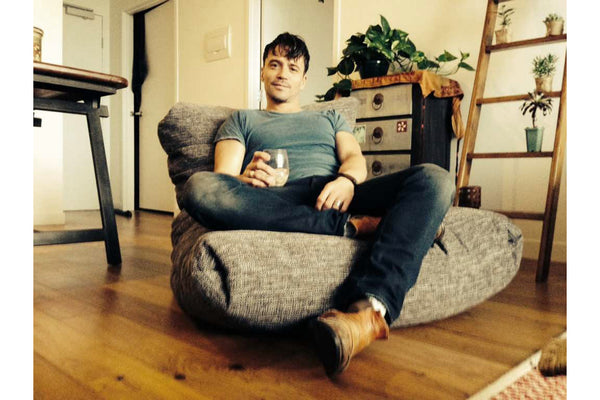 Acoustic Sofa Bean Bag in Luscious Grey (Indoor)