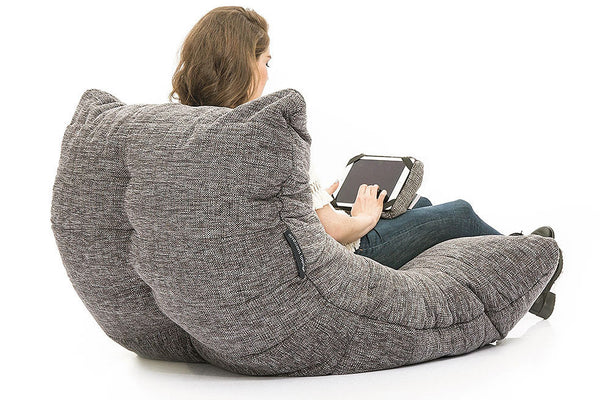 Acoustic Sofa Bean Bag in Luscious Grey (Indoor)