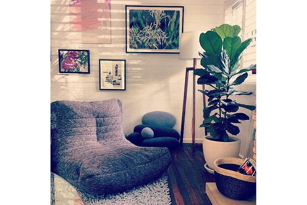 Acoustic Sofa Bean Bag in Luscious Grey (Indoor)