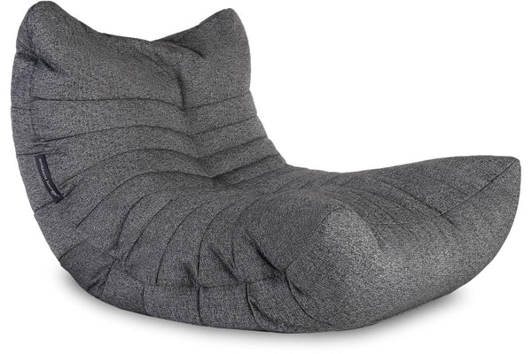 Acoustic Sofa Bean Bag in Titanium Weave (In/Outdoor)