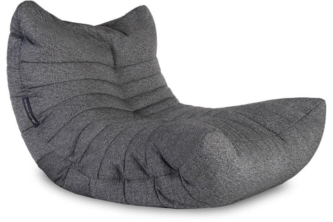 Acoustic Sofa Bean Bag in Titanium Weave (In/Outdoor)