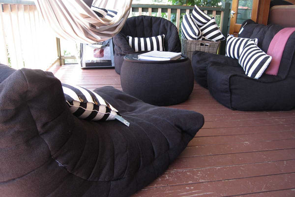 Versa Table Bean Bag in Black Sapphire (Indoor)