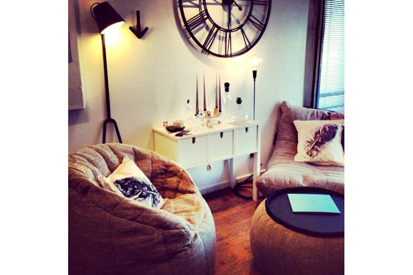 Acoustic Sofa Bean Bag in Eco Weave (Indoor)