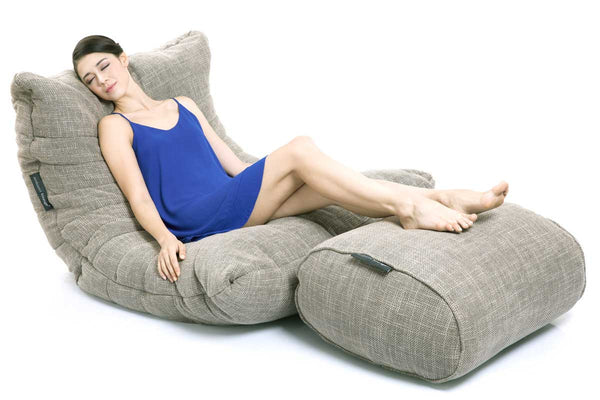 Ottoman Bean Bag in Eco Weave (Indoor)