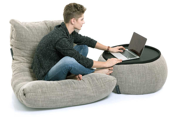 Versa Table Bean Bag in Eco Weave (Indoor)