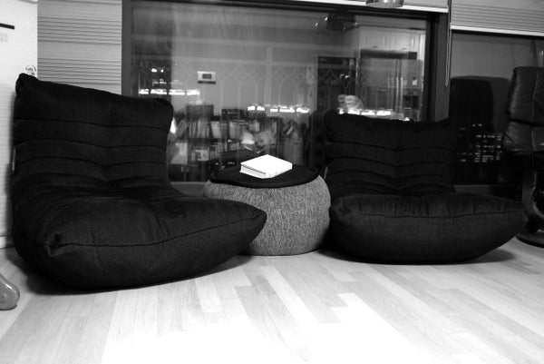 Versa Table Bean Bag in Luscious Grey (Indoor)