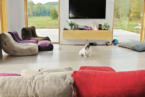 Acoustic Sofa Bean Bag in Hot Chocolate (Indoor)