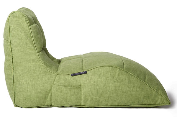 Avatar Lounger (with Headrest) Bean Bag in Lime Citrus (Indoor)