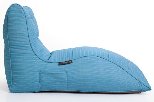 Avatar Lounger (with Headrest) Bean Bag in Oceana (Easy-Clean, Pet-Friendly, In/Outdoor)
