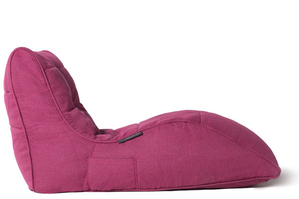 Avatar Lounger (with Headrest) Bean Bag in Sakura Pink (Indoor)