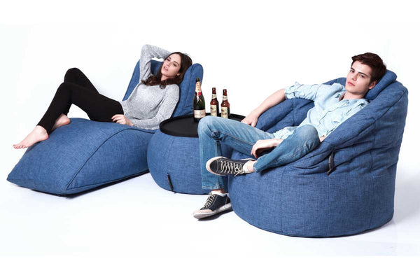 Versa Table Bean Bag in Blue Jazz (Indoor)